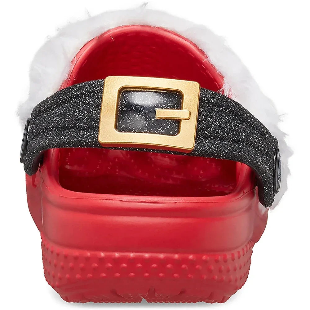 Crocs Littles Santa 210761-6WE Clogs Toddler 2-3 Red Slip On Casual Shoes NIN271